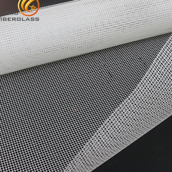 What is the use of the alkali-resistant coating of glass fiber mesh?