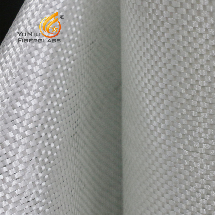 What is the difference between the material of fiberglass woven roving and glass?