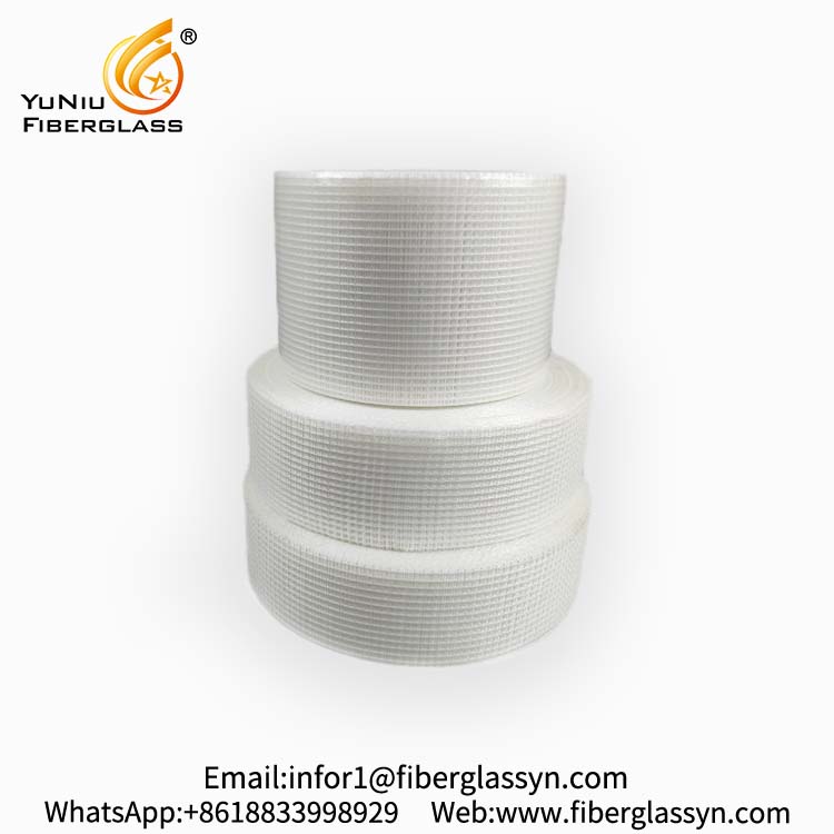 High quality self adhesive fiberglass materials waterproof fiberglass mesh tape for drywall repairing