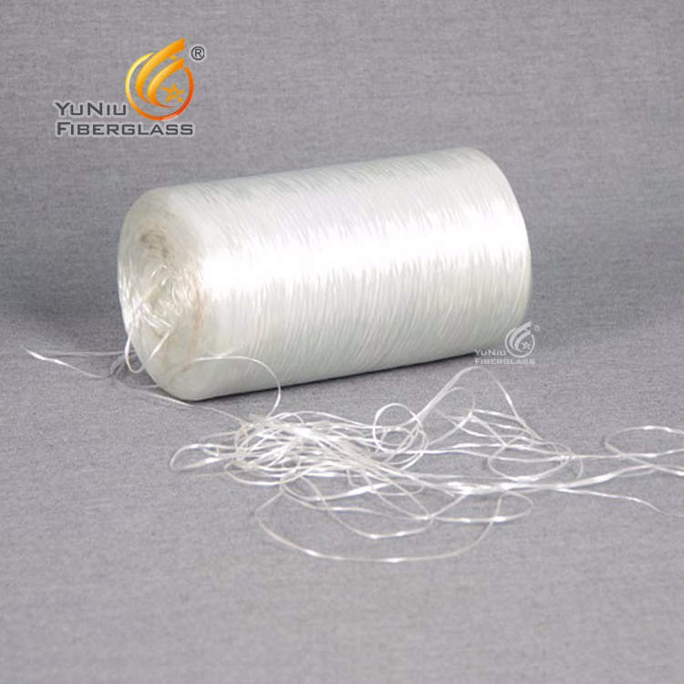 What are the characteristics and uses of glass fiber roving?