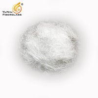 Silica Fiberglass Staple Yarn High Silica Chopped Fiber for Needled Mat